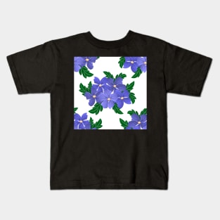 Bright fantastic abstract flowers Kids T-Shirt